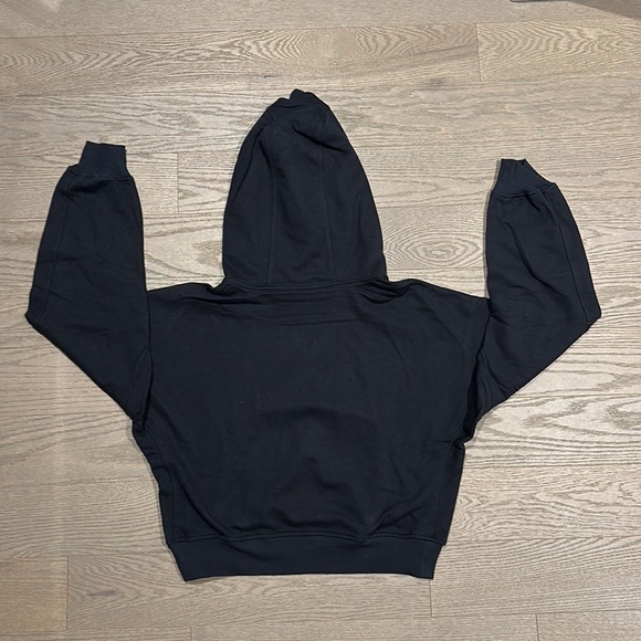 Carbon38 Chain Detail Cropped Hoodie - Black - Medium - Picture 4 of 4